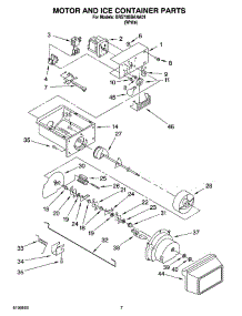 05 - Motor And Ice Container Parts parts for Whirlpool Refrigerator BRS70BBANA01 from AppliancePartsPros.com