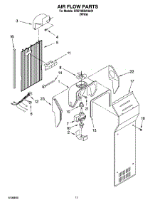 10 - Air Flow Parts parts for Whirlpool Refrigerator BRS70BBANA01 from AppliancePartsPros.com