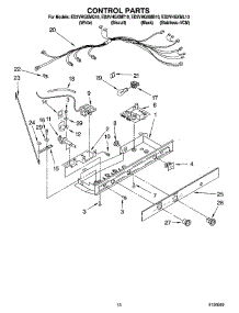 11 - Control Parts parts for Whirlpool Refrigerator ED2VHGXML10 from AppliancePartsPros.com