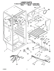 03 - Liner Parts parts for Whirlpool Refrigerator ER8GHKXMS01 from AppliancePartsPros.com