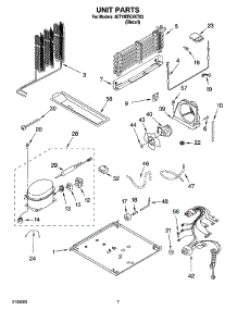 04 - Unit Parts parts for Whirlpool Refrigerator 8ET1MTKXKT03 from AppliancePartsPros.com