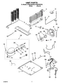 04 - Unit Parts parts for Whirlpool Refrigerator ET8WTEXKT03 from AppliancePartsPros.com