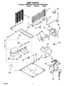 04 - Unit Parts parts for Whirlpool Refrigerator ET8FTEXKT03 from AppliancePartsPros.com