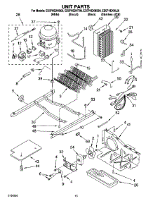 09 - Unit Parts parts for Whirlpool Refrigerator ED5PHEXNL00 from AppliancePartsPros.com