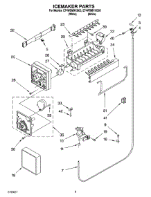 05 - Icemaker Parts parts for Whirlpool Refrigerator ET4WSMXKQ03 from AppliancePartsPros.com