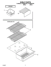 06 - Shelf Parts, Optional Parts parts for Whirlpool Refrigerator ET4WSMXKQ03 from AppliancePartsPros.com