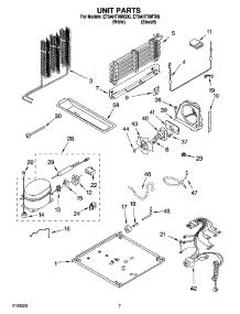 04 - Unit Parts parts for Whirlpool Refrigerator ET9AHTXMQ00 from AppliancePartsPros.com