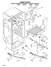03 - Liner Parts parts for Whirlpool Refrigerator ET6JTKYKT01 from AppliancePartsPros.com