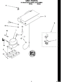 02 - Unit Parts parts for Whirlpool Refrigerator EL02CCXMQ00 from AppliancePartsPros.com