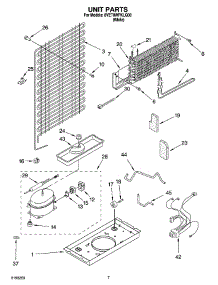 04 - Unit Parts parts for Whirlpool Refrigerator 8VET8WPKLQ00 from AppliancePartsPros.com