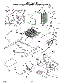 09 - Unit Parts parts for Whirlpool Refrigerator ED5PHEXML10 from AppliancePartsPros.com