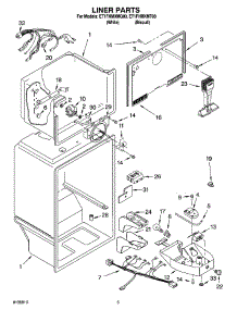 03 - Liner Parts parts for Whirlpool Refrigerator ET1FHMXMT00 from AppliancePartsPros.com