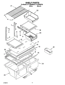 06 - Shelf Parts, Optional Parts parts for Whirlpool Refrigerator ET1FHMXMQ00 from AppliancePartsPros.com