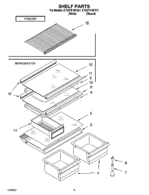 05 - Shelf Parts, Literature And Optional Parts parts for Whirlpool Refrigerator ET8GTKXKQ01 from AppliancePartsPros.com