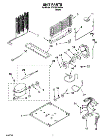 04 - Unit Parts parts for Whirlpool Refrigerator ET9CHKXKB04 from AppliancePartsPros.com