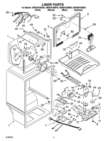 02 - Liner Parts parts for Whirlpool Refrigerator GR9SHKXMB00 from AppliancePartsPros.com