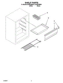 03 - Shelf Parts parts for Whirlpool Refrigerator EL02PPXMB00 from AppliancePartsPros.com