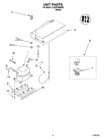02 - Unit Parts parts for Whirlpool Refrigerator EL02PPXMQ00 from AppliancePartsPros.com