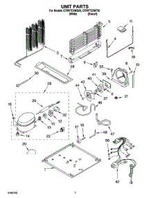 04 - Unit Parts parts for Whirlpool Refrigerator ET8WTEXMT00 from AppliancePartsPros.com