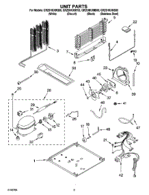 05 - Unit Parts parts for Whirlpool Refrigerator GR2SHKXMQ00 from AppliancePartsPros.com