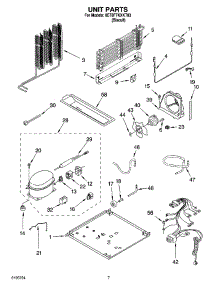 04 - Unit Parts parts for Whirlpool Refrigerator 8ET8FTKXKT03 from AppliancePartsPros.com