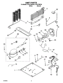 05 - Unit Parts parts for Whirlpool Refrigerator ET2AHTXMQ00 from AppliancePartsPros.com
