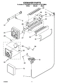 06 - Icemaker Parts parts for Whirlpool Refrigerator GT1SHTXMB00 from AppliancePartsPros.com