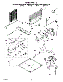 05 - Unit Parts parts for Whirlpool Refrigerator GR9SHKXMS00 from AppliancePartsPros.com
