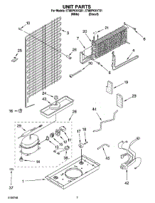 04 - Unit Parts parts for Whirlpool Refrigerator ET8BPKXKT01 from AppliancePartsPros.com