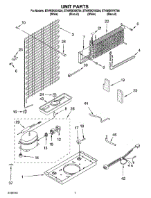 04 - Unit Parts parts for Whirlpool Refrigerator ET4WSKXKT04 from AppliancePartsPros.com