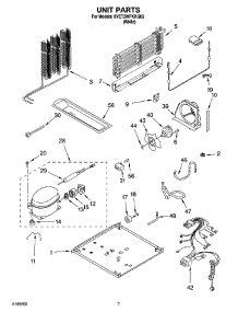 04 - Unit Parts parts for Whirlpool Refrigerator 8VET2WPKKQ03 from AppliancePartsPros.com