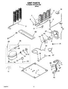 05 - Unit Parts parts for Whirlpool Refrigerator 5VET1DTKLQ02 from AppliancePartsPros.com