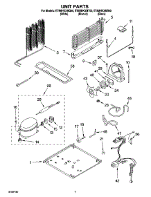04 - Unit Parts parts for Whirlpool Refrigerator ET8MHKXMB00 from AppliancePartsPros.com