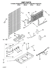04 - Unit Parts parts for Whirlpool Refrigerator ET4CSKYKQ03 from AppliancePartsPros.com