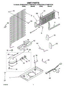 04 - Unit Parts parts for Whirlpool Refrigerator ET4WPKXKT03 from AppliancePartsPros.com