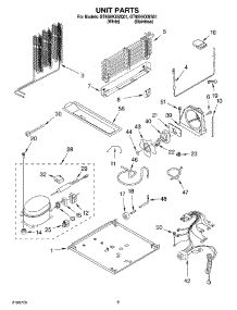 05 - Unit Parts parts for Whirlpool Refrigerator GT9SHKXMQ01 from AppliancePartsPros.com