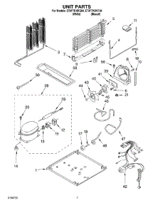 04 - Unit Parts parts for Whirlpool Refrigerator ET9FTKXKQ04 from AppliancePartsPros.com