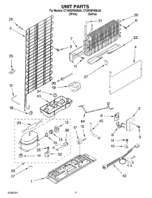 04 - Unit Parts parts for Whirlpool Refrigerator ET0WSRXMQ00 from AppliancePartsPros.com