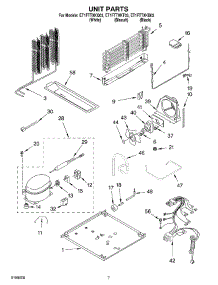 04 - Unit Parts parts for Whirlpool Refrigerator ET1FTTXKT03 from AppliancePartsPros.com