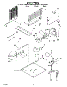 04 - Unit Parts parts for Whirlpool Refrigerator ET8WTKXKB04 from AppliancePartsPros.com