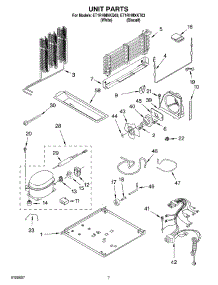 04 - Unit Parts parts for Whirlpool Refrigerator ET1RHMXKT03 from AppliancePartsPros.com