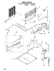 04 - Unit Parts parts for Whirlpool Refrigerator ET8FTKXKQ04 from AppliancePartsPros.com