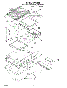 05 - Shelf Parts, Optional Parts parts for Whirlpool Refrigerator ET8FTKXKQ04 from AppliancePartsPros.com