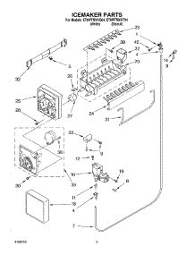 05 - Icemaker Parts parts for Whirlpool Refrigerator ET8WTMXKT04 from AppliancePartsPros.com