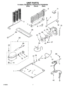 04 - Unit Parts parts for Whirlpool Refrigerator ET8CHMXKT04 from AppliancePartsPros.com