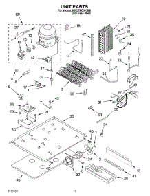 09 - Unit Parts parts for Whirlpool Refrigerator 6GC5THGXKS00 from AppliancePartsPros.com