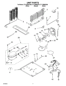 04 - Unit Parts parts for Whirlpool Refrigerator ET1CHMXKB08 from AppliancePartsPros.com