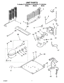 04 - Unit Parts parts for Whirlpool Refrigerator ET1CHKXKQ04 from AppliancePartsPros.com