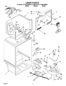 03 - Liner Parts parts for Whirlpool Refrigerator ET1MHKXMB00 from AppliancePartsPros.com