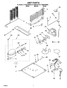 04 - Unit Parts parts for Whirlpool Refrigerator ET1MHKXMB00 from AppliancePartsPros.com